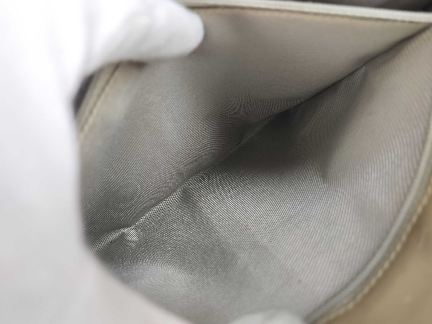 GUCCI Jackie Tote Bag / 002 1065 / Jackie / Micro GG / Leather / Beige Tote Bag