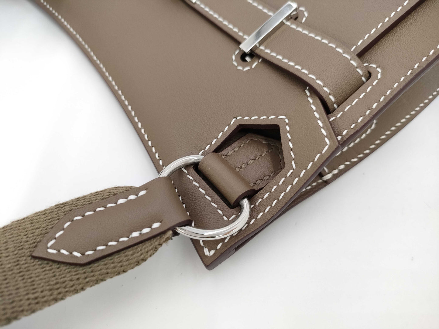 HERMES/Shoulder Bag/Gypsiere Mini/Evercolor/Etoupe/W Stamped Shoulder Bag