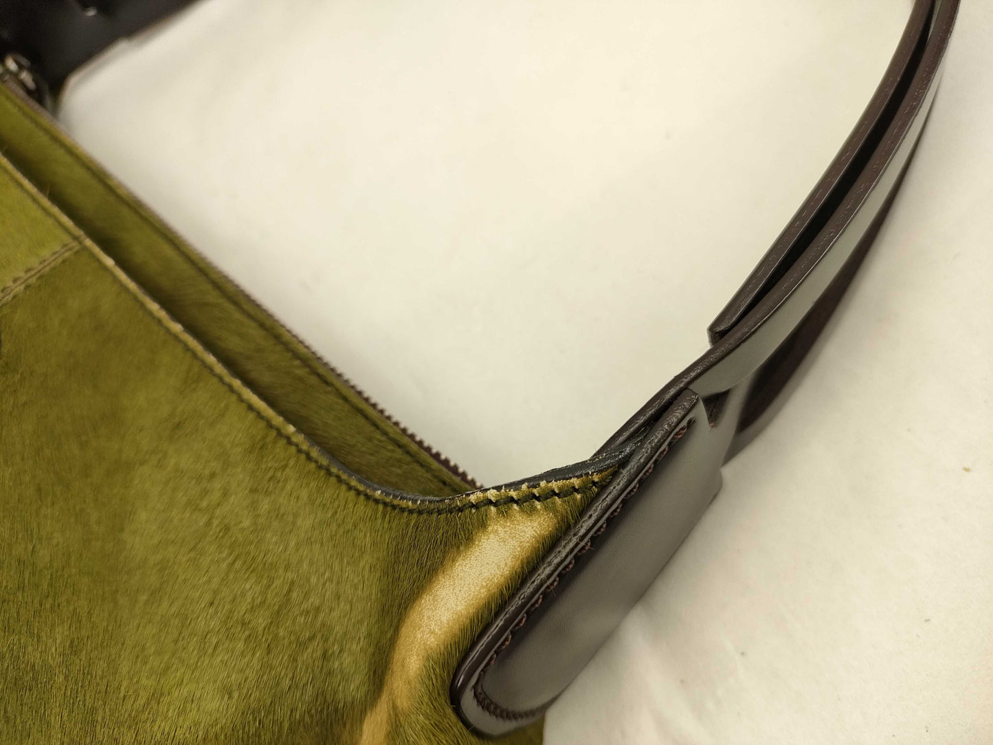 TODS Tod's/One-shoulder bag/Pony/Green Shoulder bag