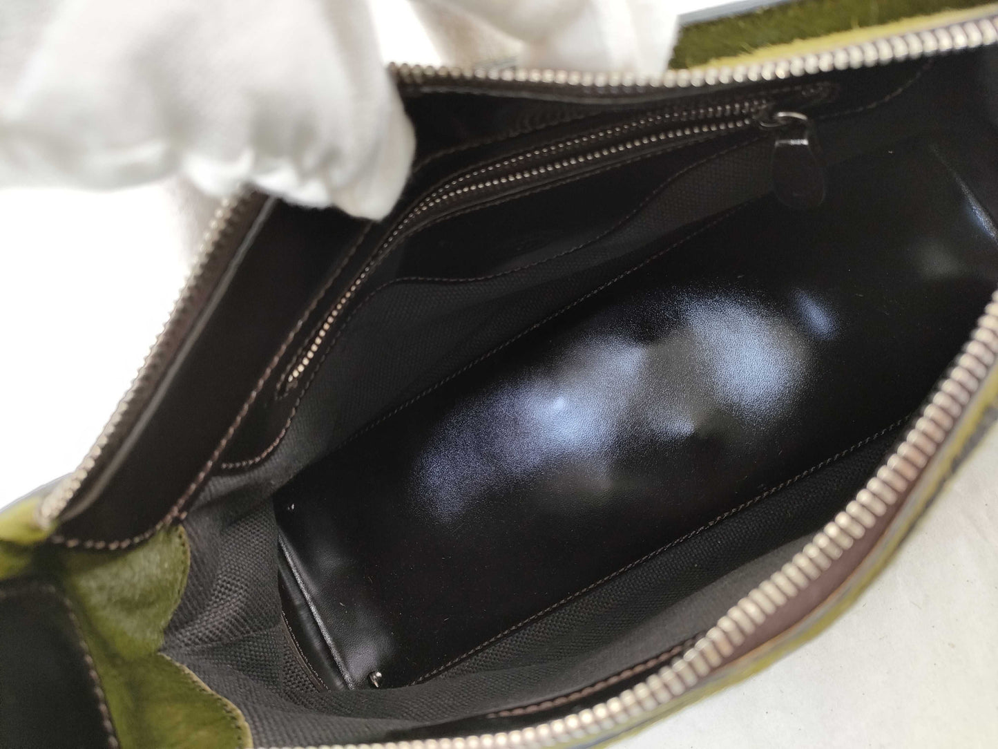 TODS Tod's/One-shoulder bag/Pony/Green Shoulder bag