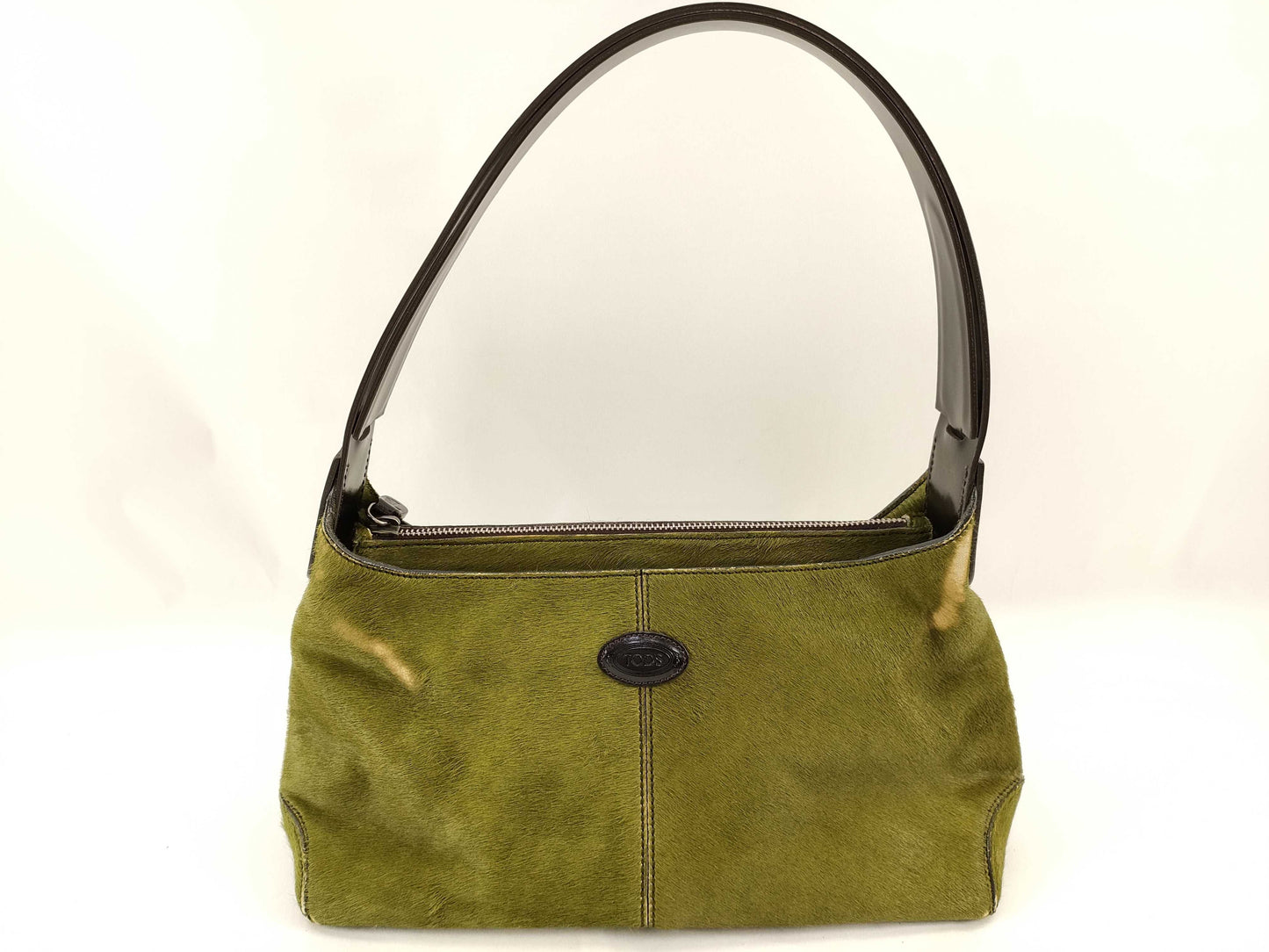TODS Tod's/One-shoulder bag/Pony/Green Shoulder bag