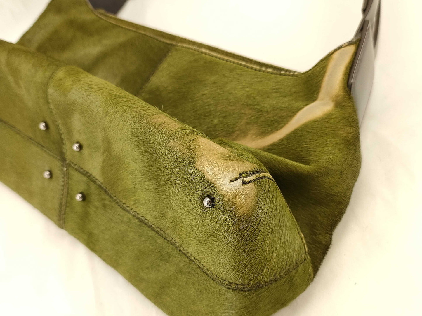 TODS Tod's/One-shoulder bag/Pony/Green Shoulder bag