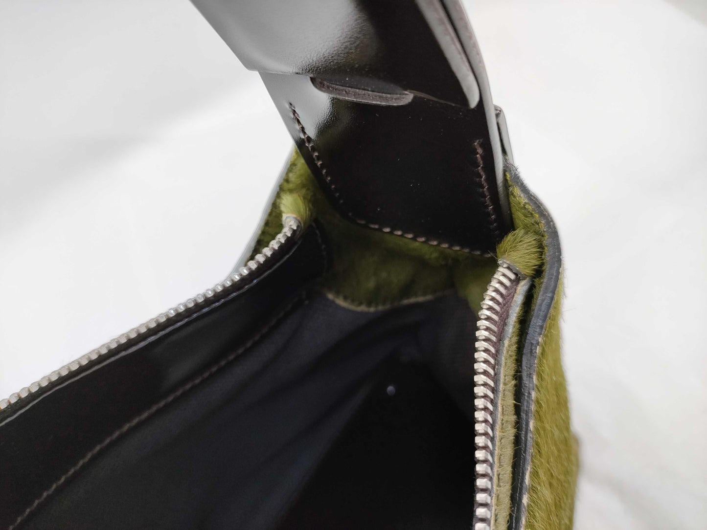 TODS Tod's/One-shoulder bag/Pony/Green Shoulder bag