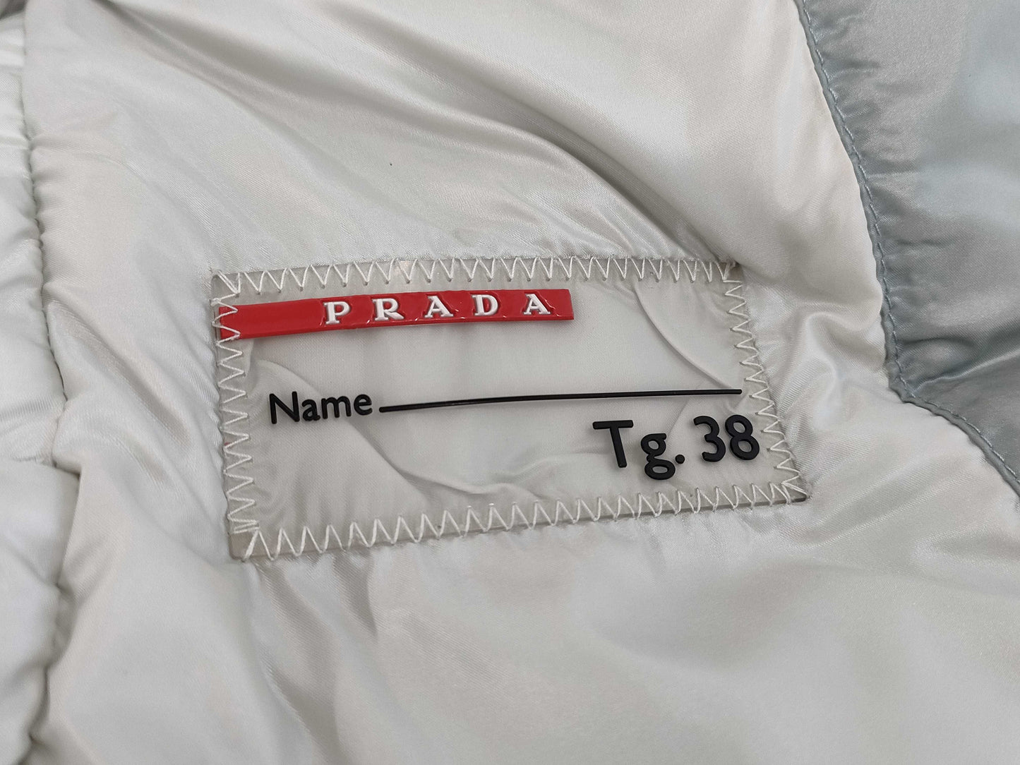 PRADA PRADA Prada Triangle Plate Down Jacket Size 38 Jacket