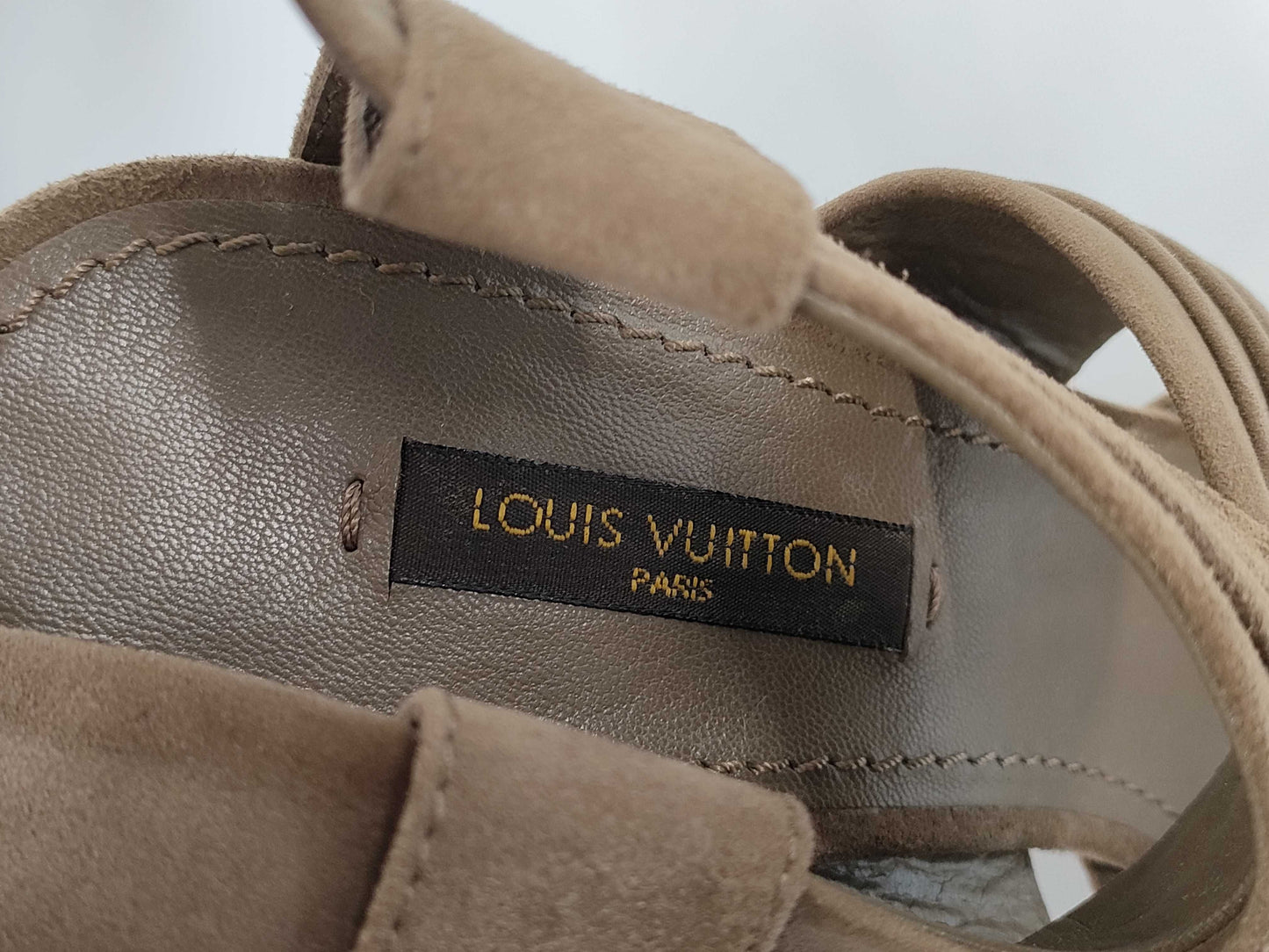 LOUIS VUITTON LOUIS VUITTON Louis Vuitton heel sandals size 35 1/2 sandals