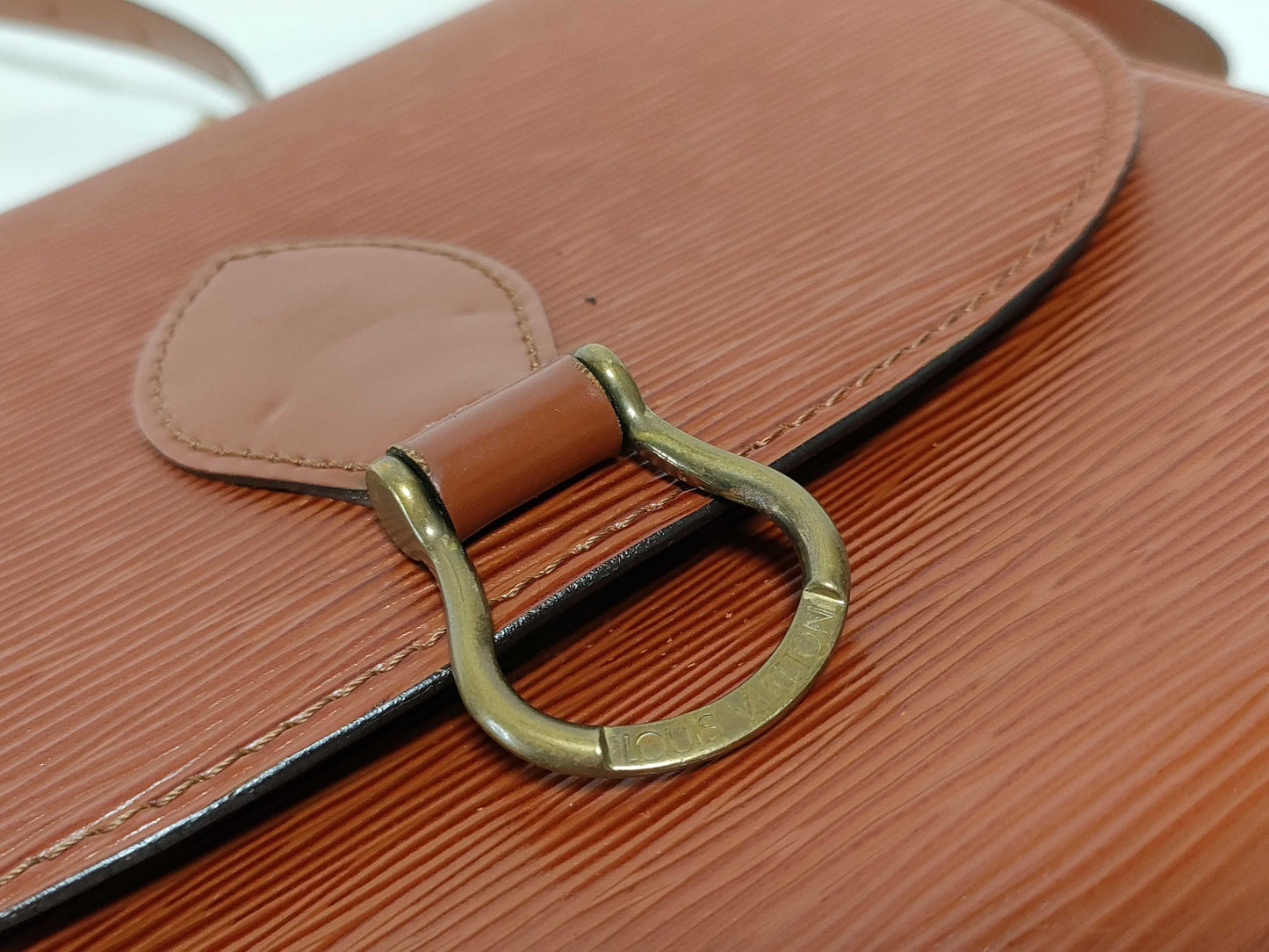 LOUIS VUITTON M52193 Epi Leather Brown Shoulder Bag