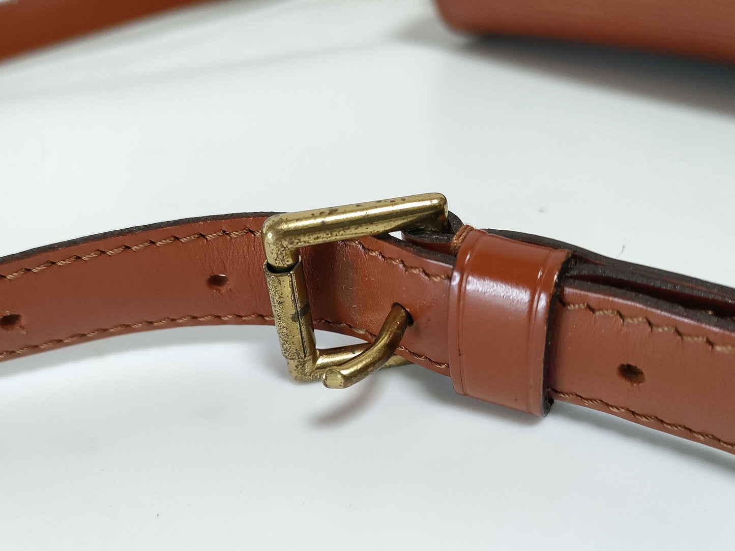 LOUIS VUITTON M52193 Epi Leather Brown Shoulder Bag