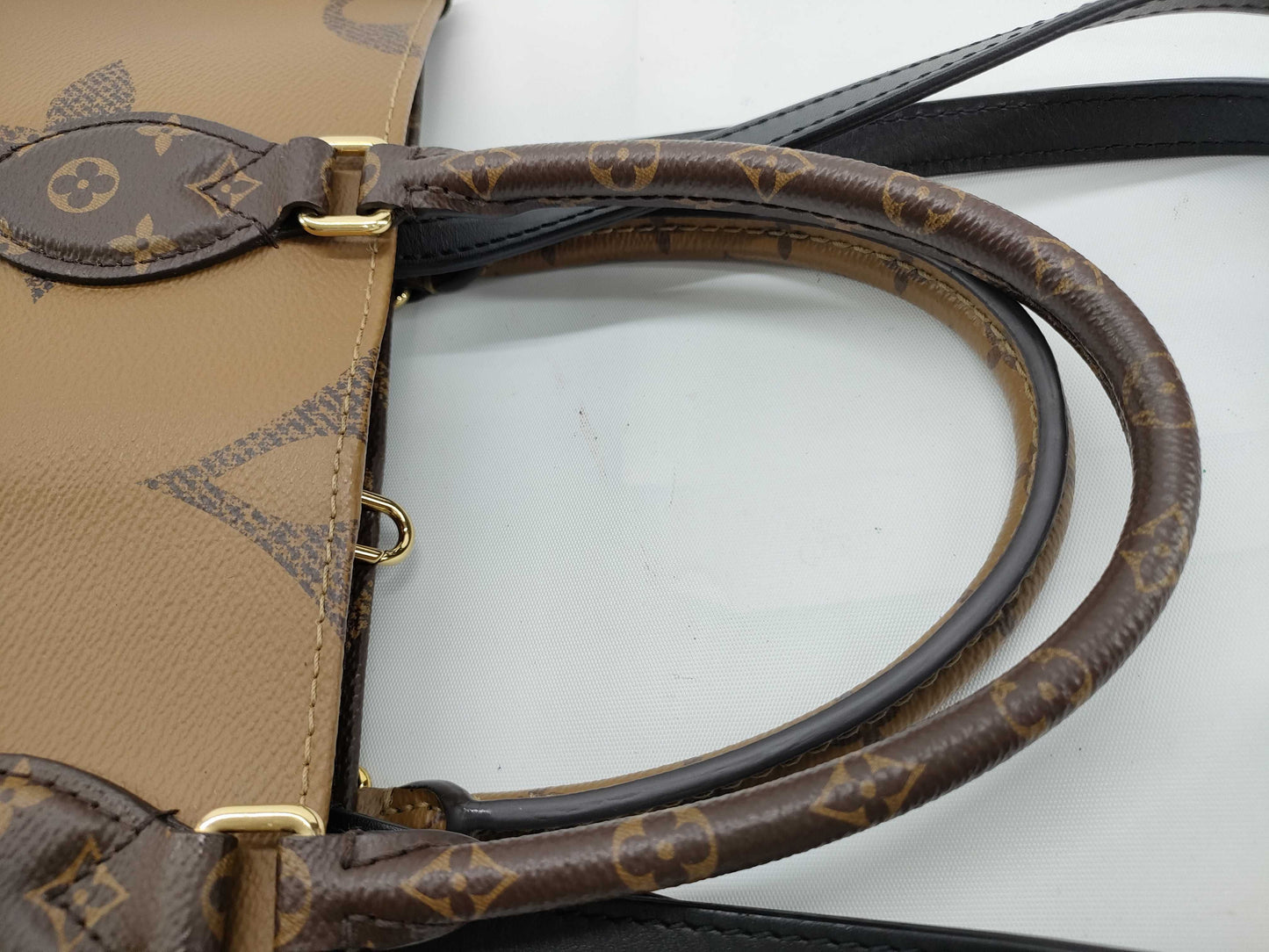 LOUIS VUITTON M45321 Monogram Louis Vuitton Giant On-the-Go MM Tote Bag with IC Tag and G Hardware