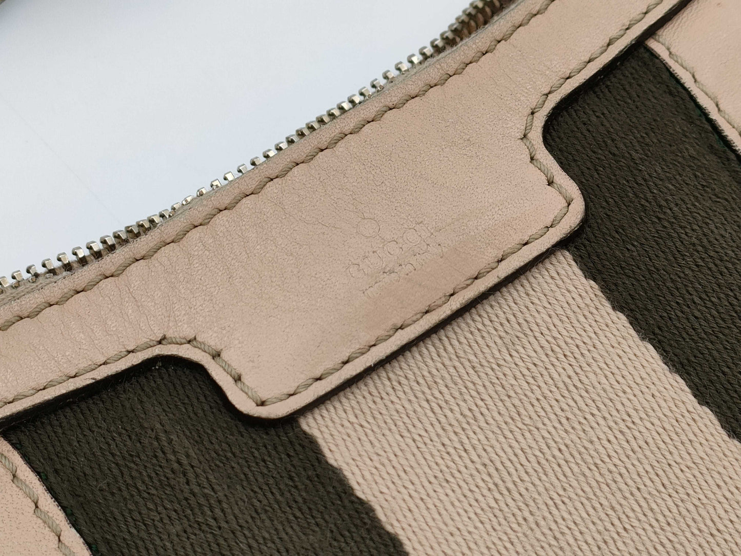 GUCCI GG Canvas Ophidia Leather x Canvas 257084 Handbag