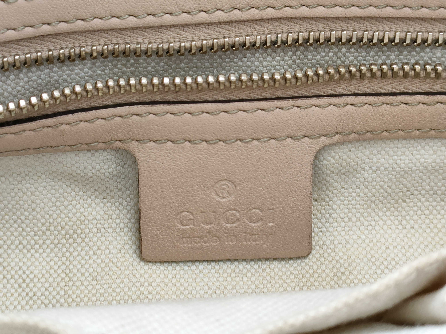 GUCCI GG Canvas Ophidia Leather x Canvas 257084 Handbag