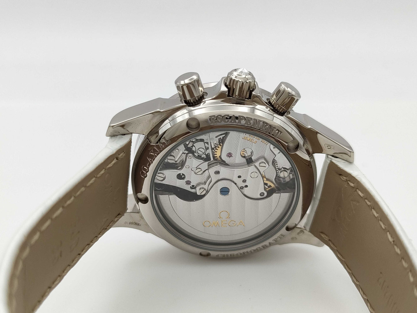 OMEGA De Ville 4679.72.36 78308810 Automatic Shell Dial 18K White Gold Men's Watch