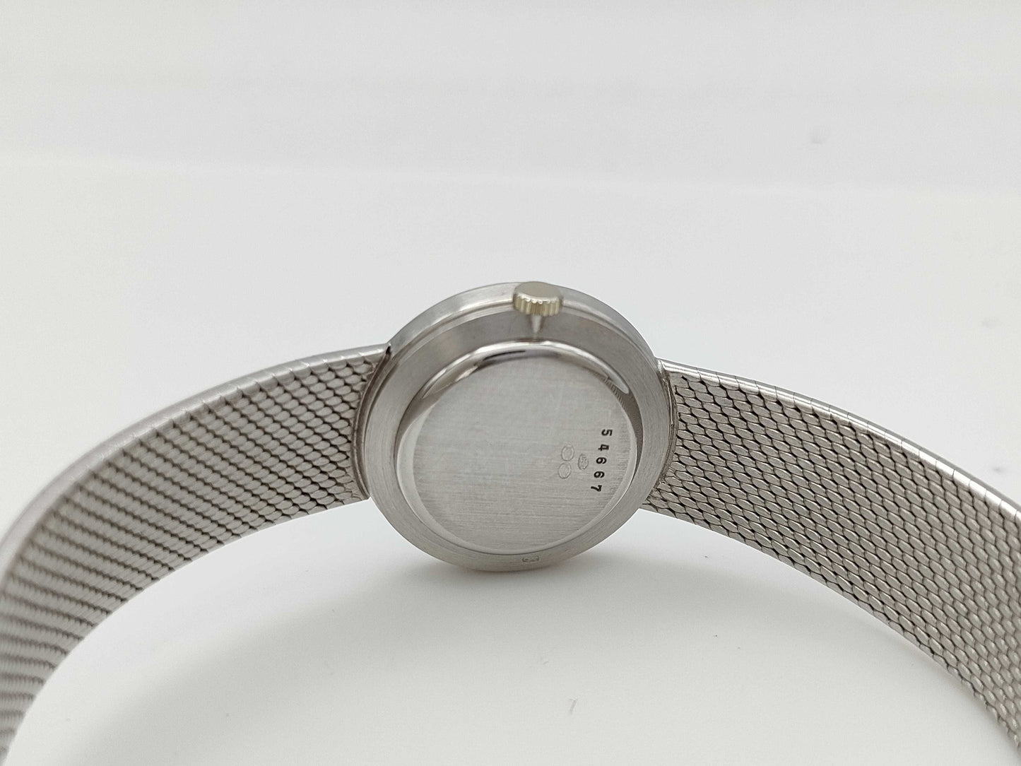 AUDEMARS PIGUET 54667 Lapis Lazuli Dial Hand-Wound 18K White Gold Women's Watch