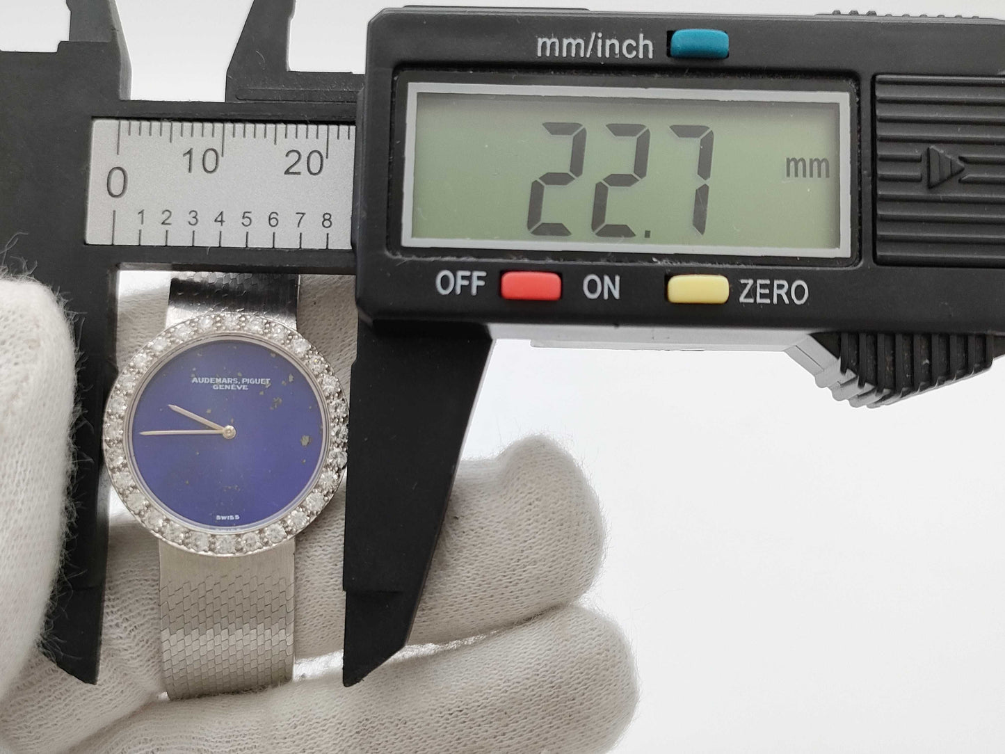 AUDEMARS PIGUET 54667 Lapis Lazuli Dial Hand-Wound 18K White Gold Women's Watch