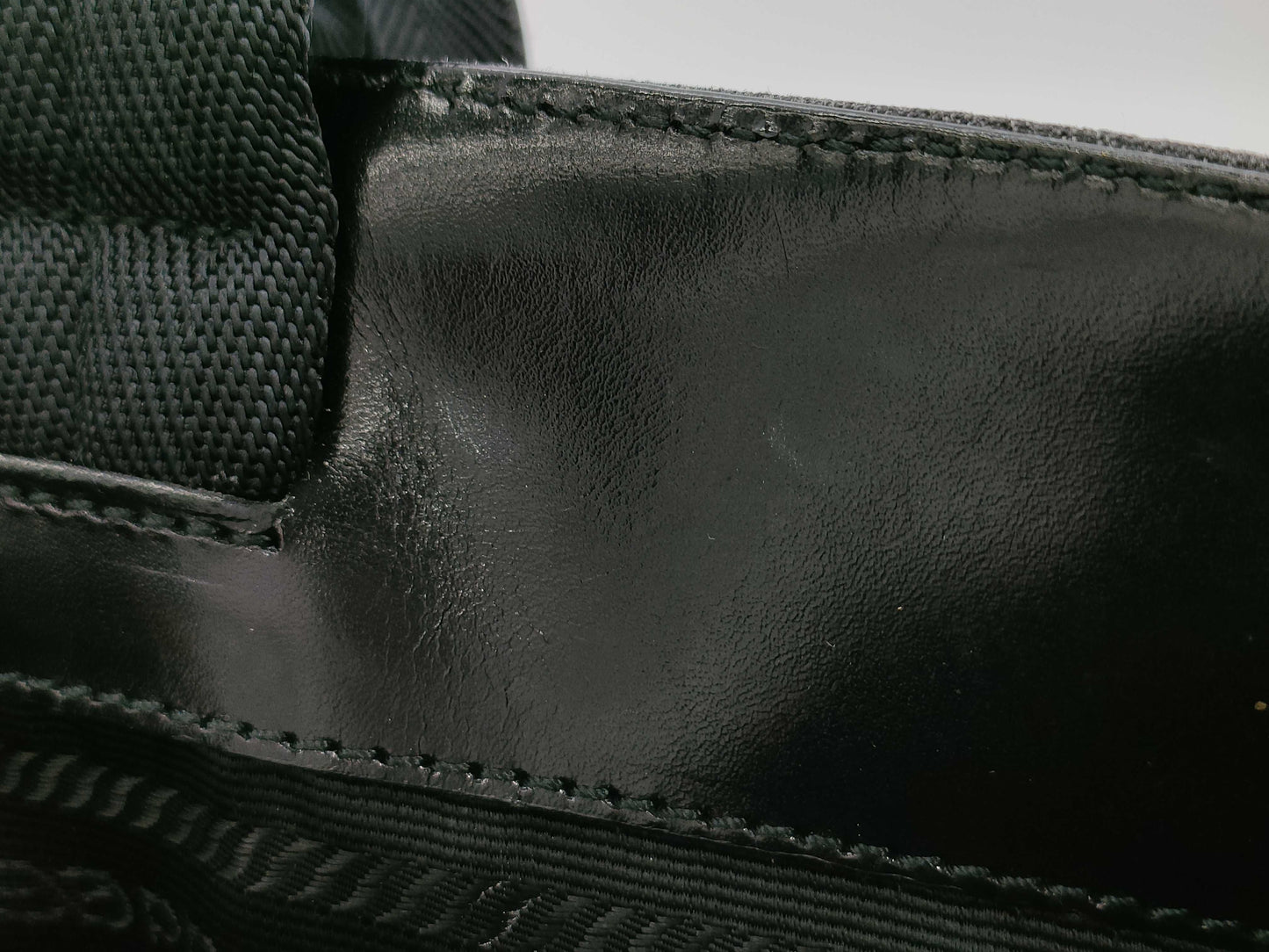 PRADA Gray Tote Bag