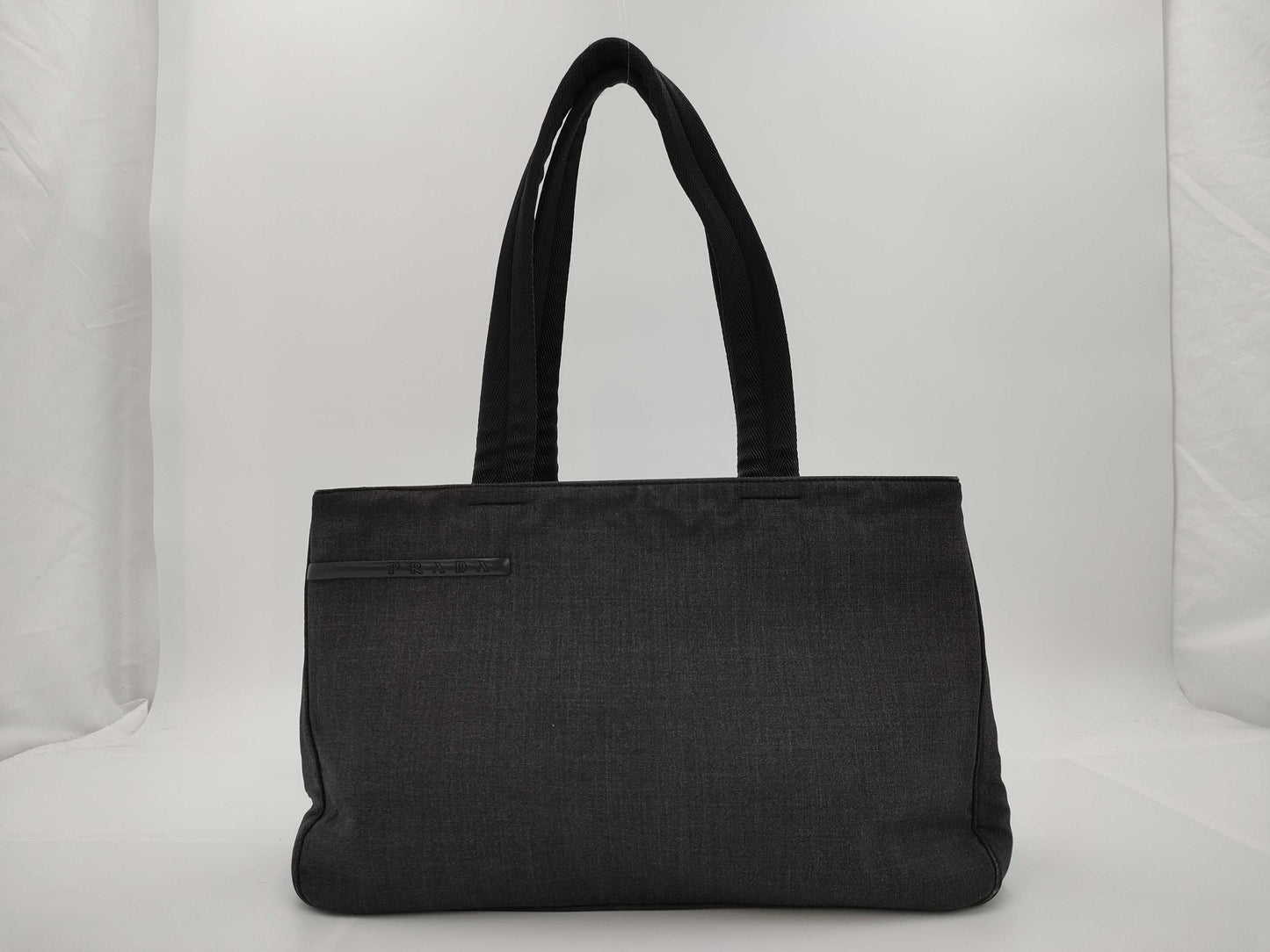 PRADA Gray Tote Bag