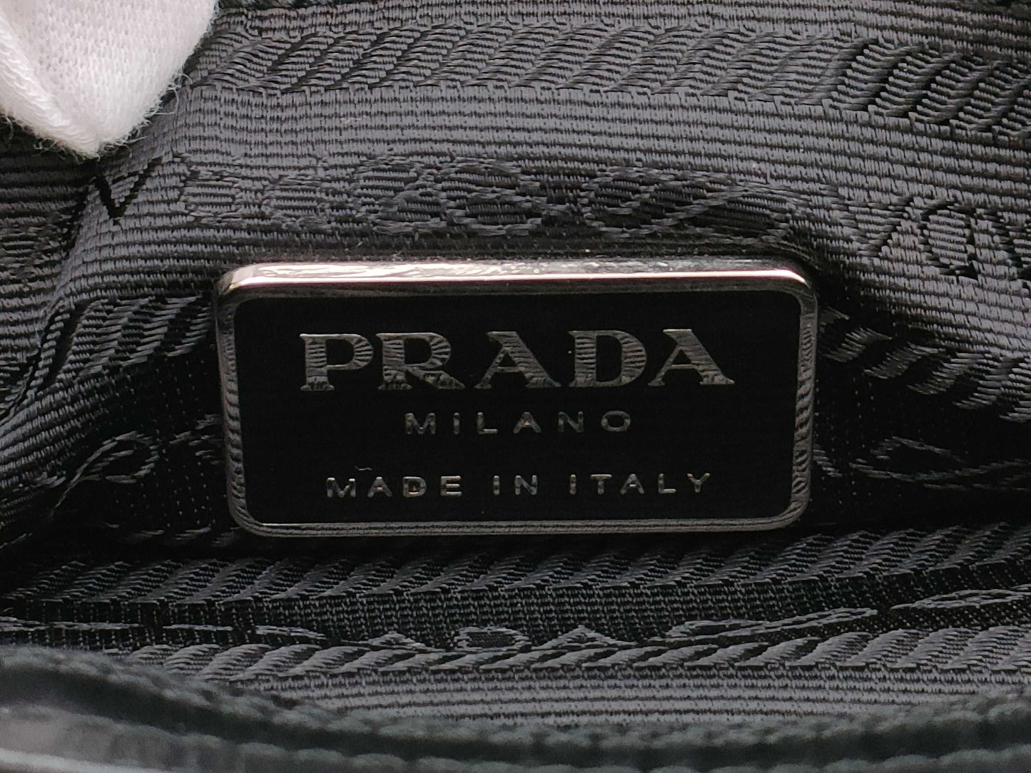 PRADA Gray Tote Bag