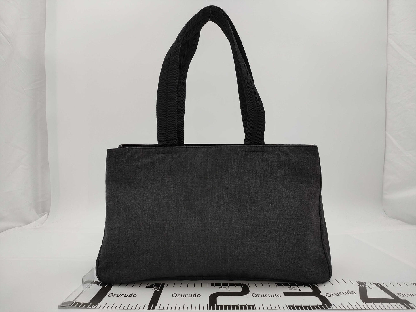 PRADA Gray Tote Bag