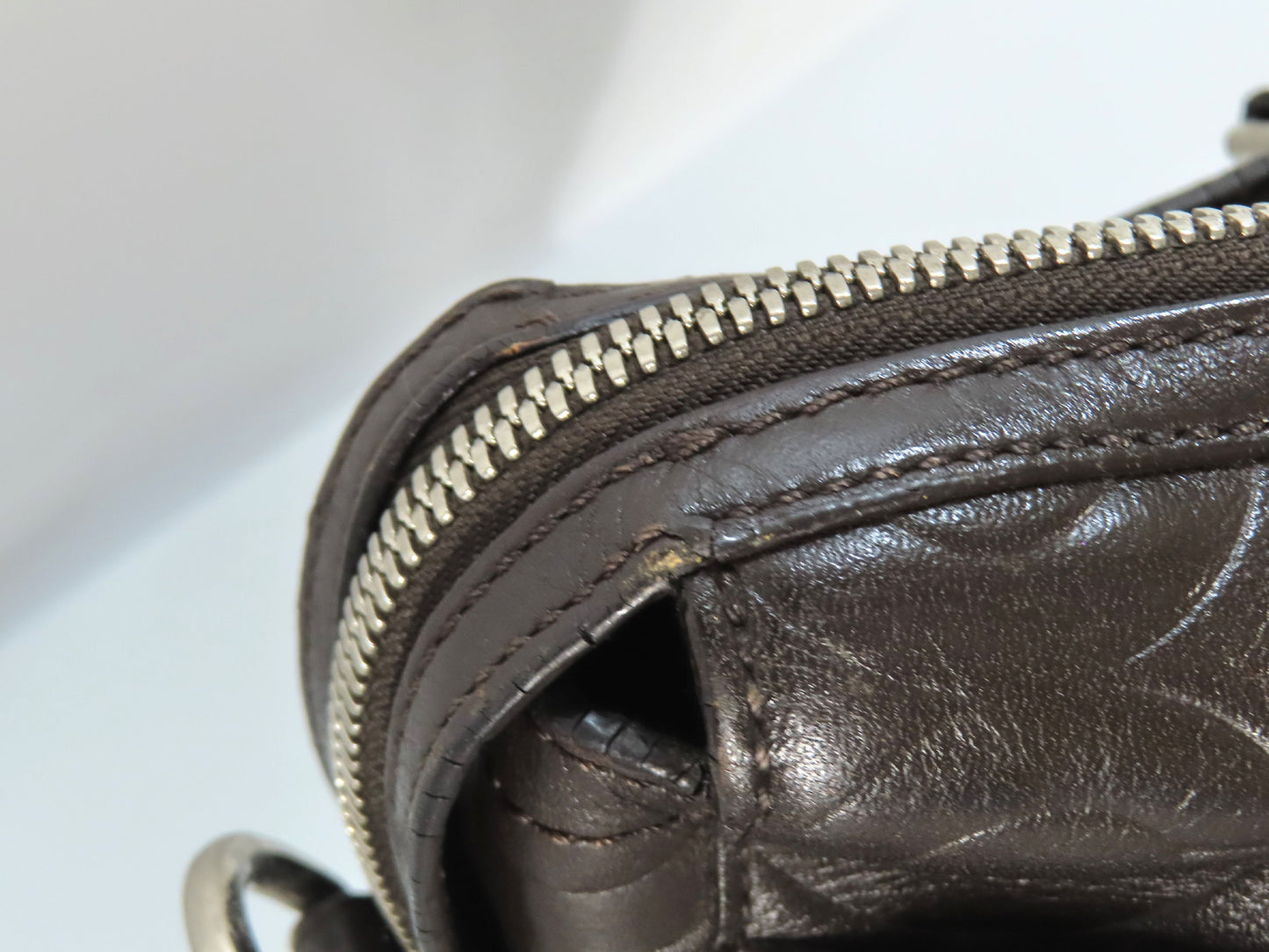 COACH leather tote handbag
