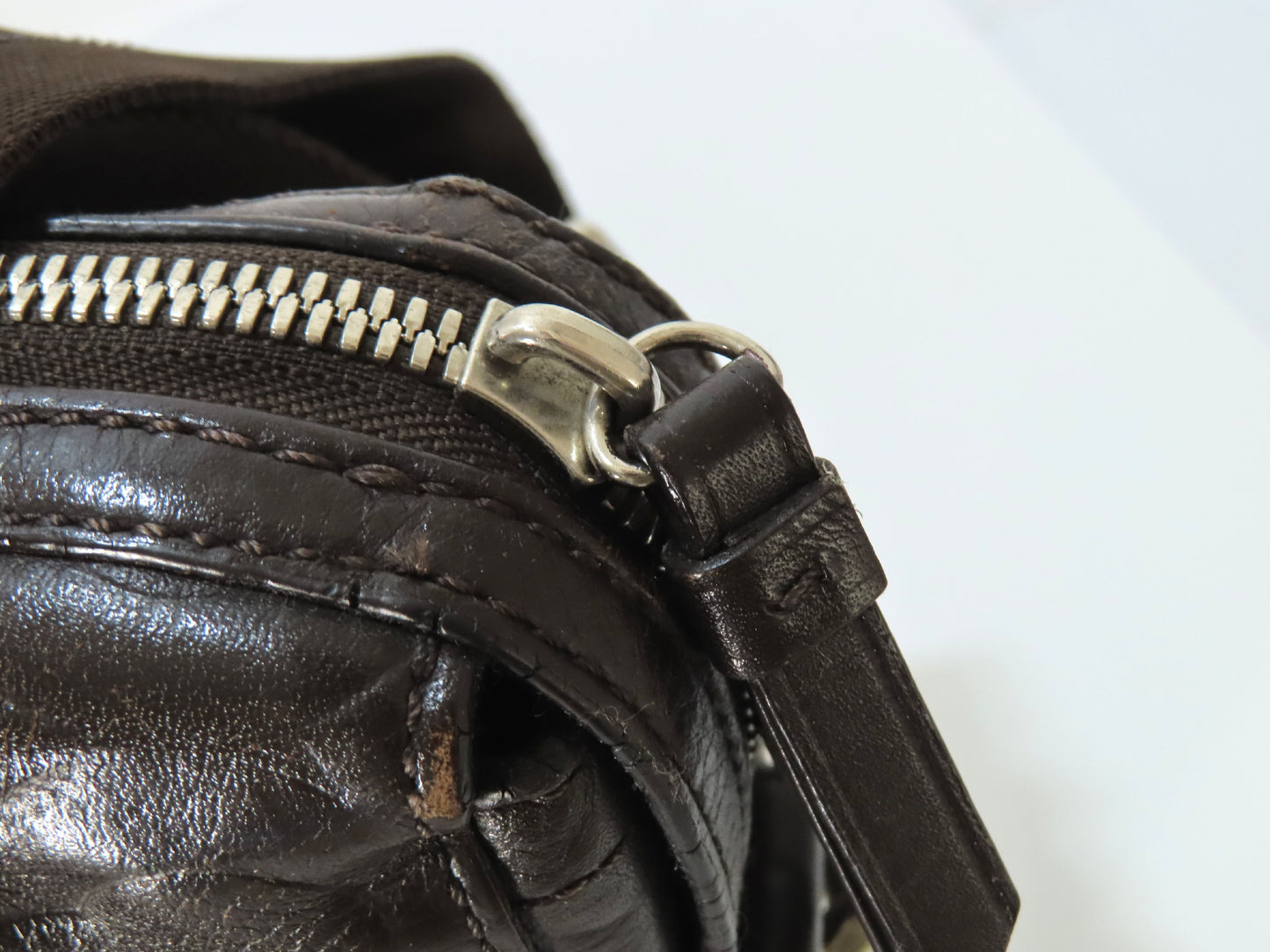 COACH leather tote handbag
