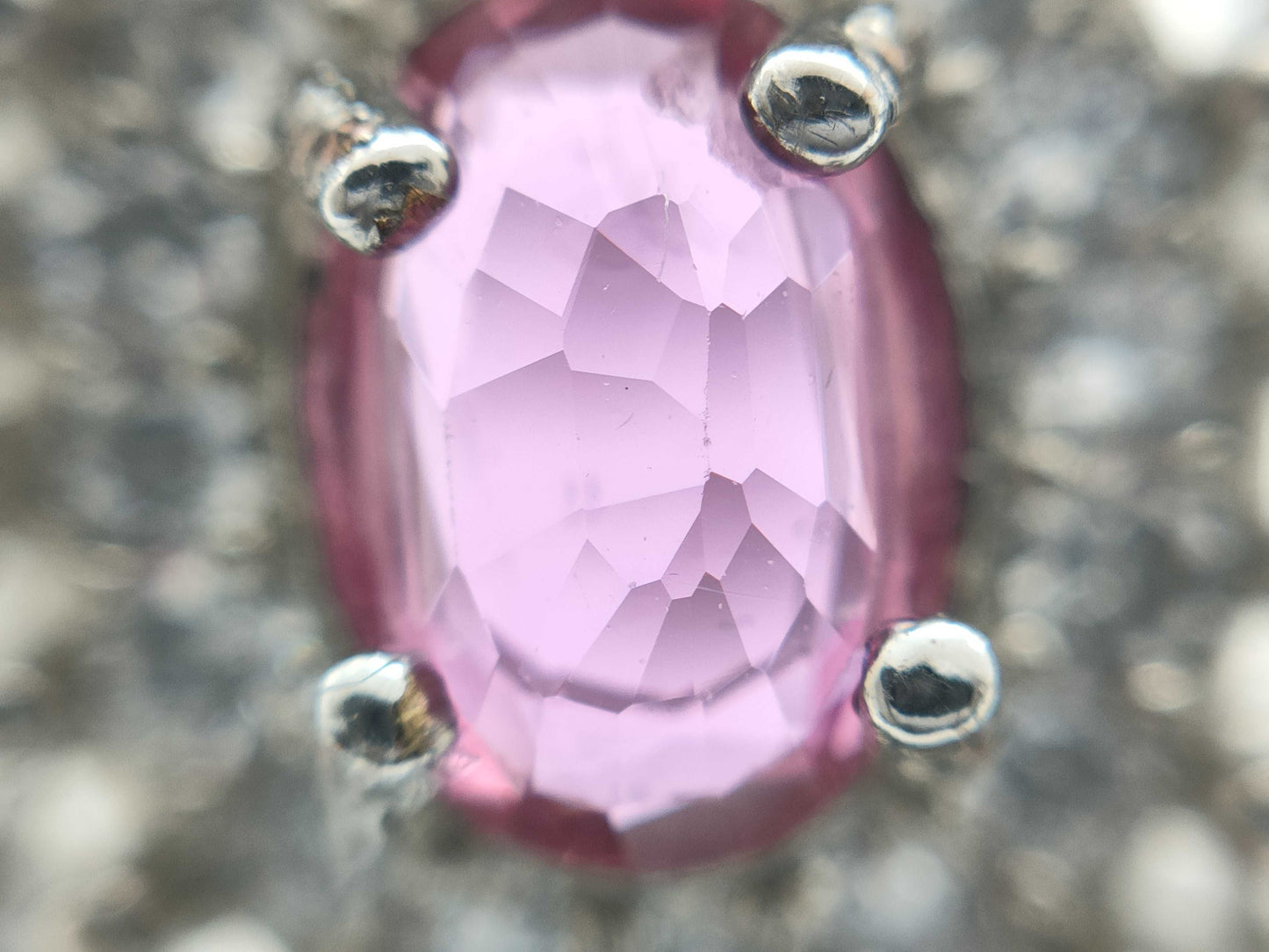 R0.62ct Clear Stone SV925 5.4g Ring
