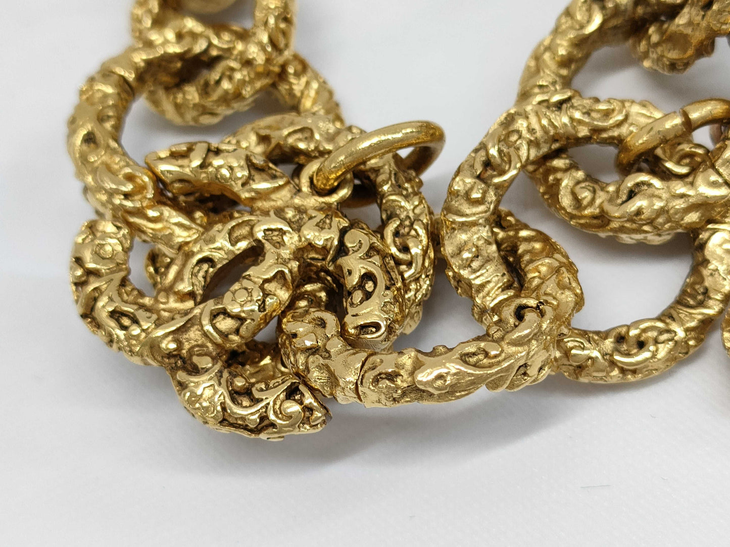 CHANEL CHANEL Lava Coco Mark Bracelet 93A Gold Bracelet/Bangle