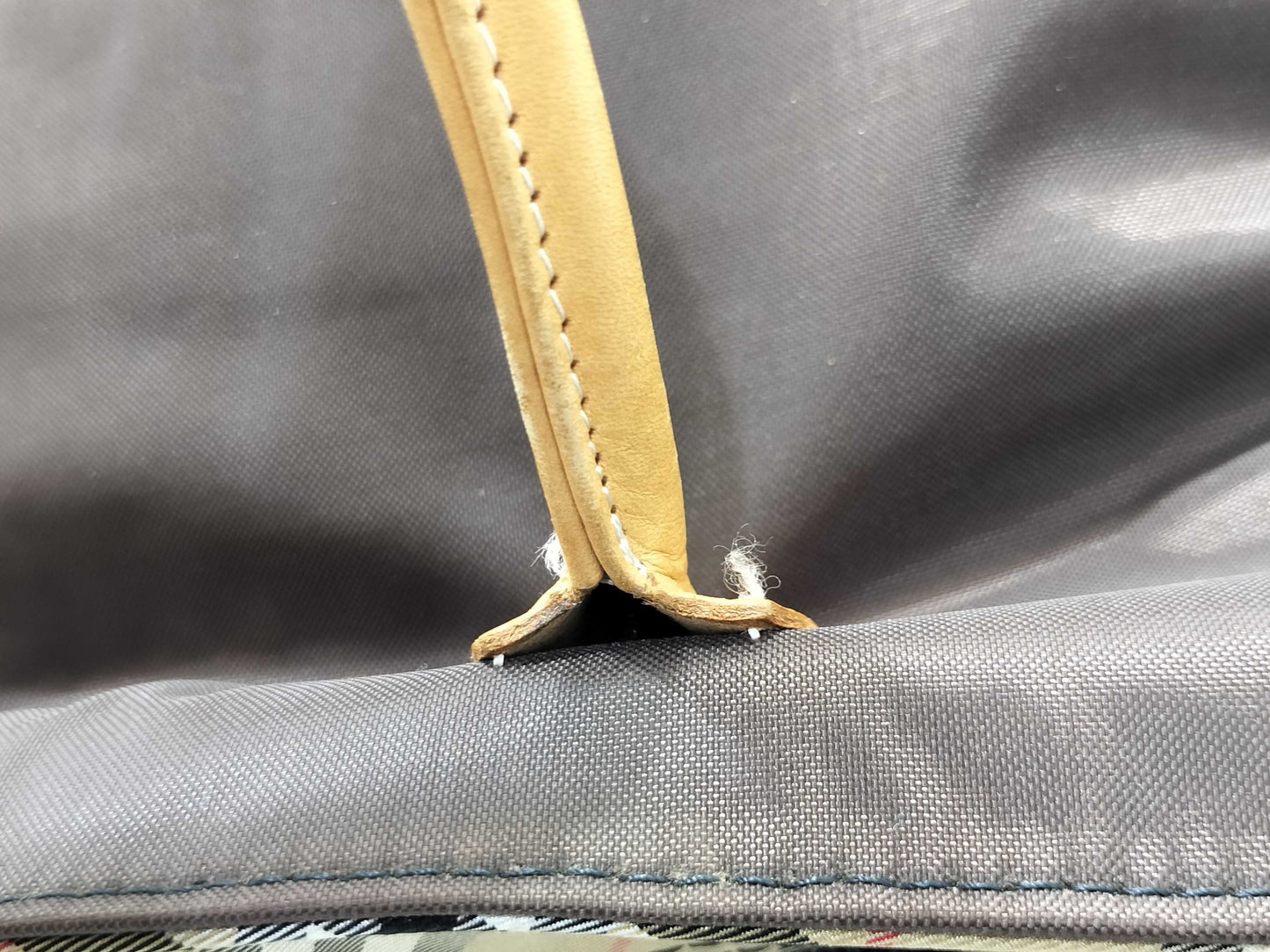Burberrys Nova Check Nylon Handbag