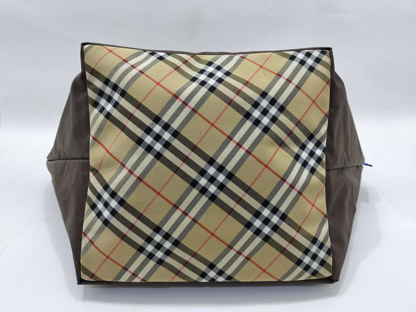 Burberrys Nova Check Nylon Handbag