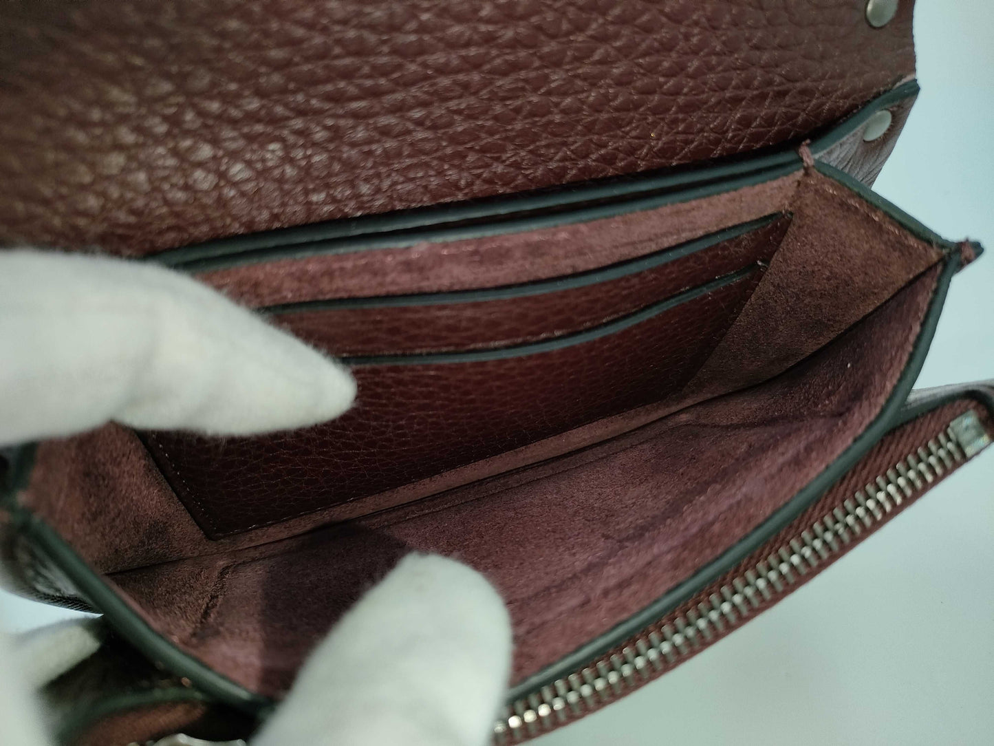 VALENTINO Bordeaux shoulder bag