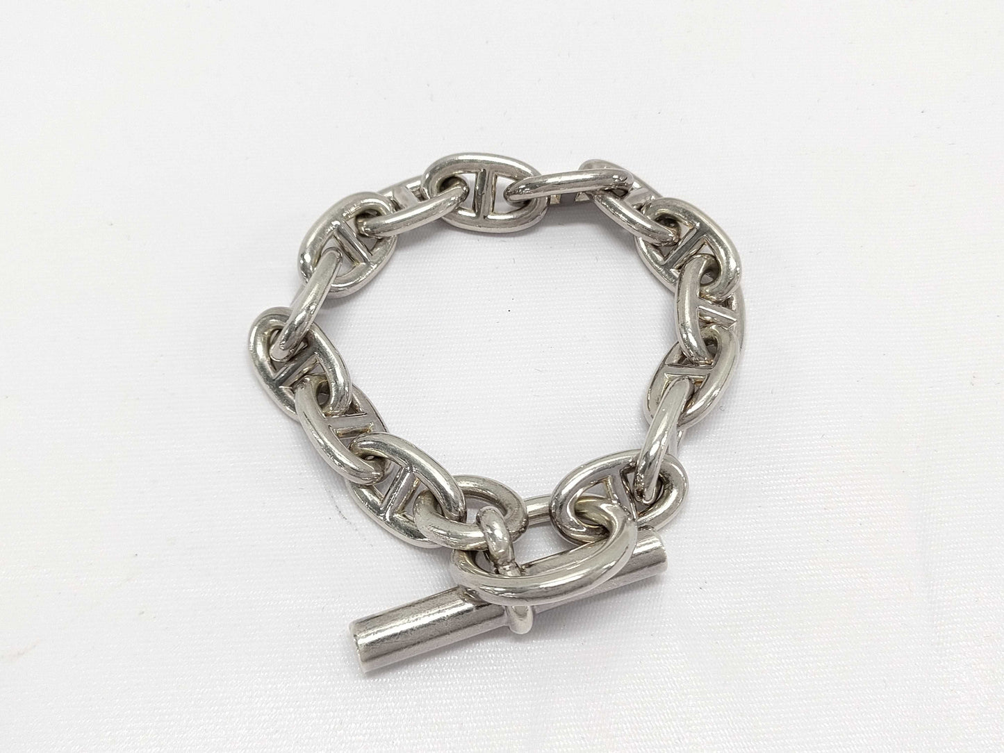 HERMES Chaine Dunk Bracelet 51.5g Bracelet/Bangle