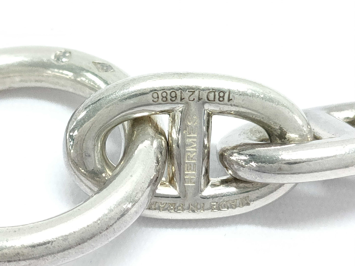 HERMES Chaine Dunk Bracelet 51.5g Bracelet/Bangle