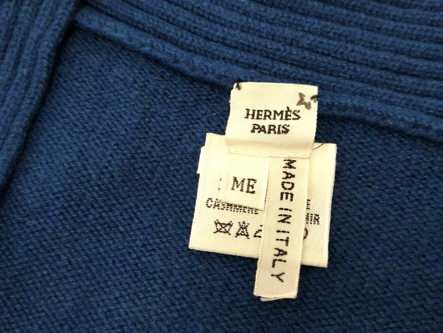 HERMES HERMES Gaultier-era 100% Cashmere Knit Sweater Size ME Tops