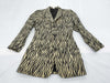 GIANNI VERSACE 1996 Zebra Print Tailored Jacket, Size 46