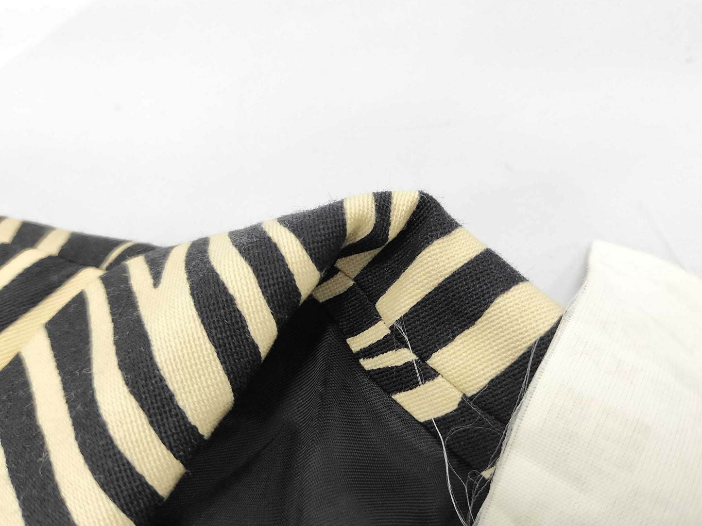 GIANNI VERSACE 1996 Zebra Print Tailored Jacket, Size 46