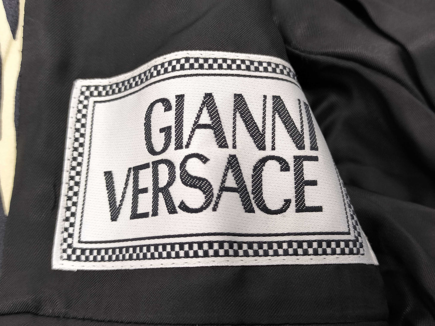 GIANNI VERSACE 1996 Zebra Print Tailored Jacket, Size 46