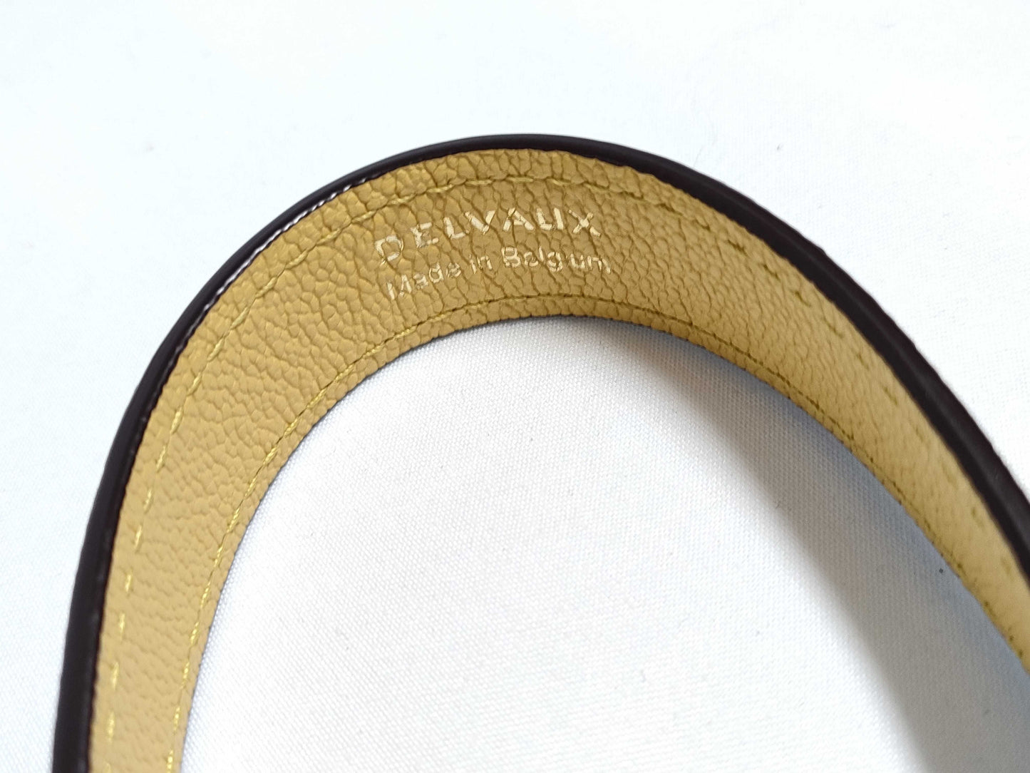 Delvaux Replacement Strap Yellow Strap
