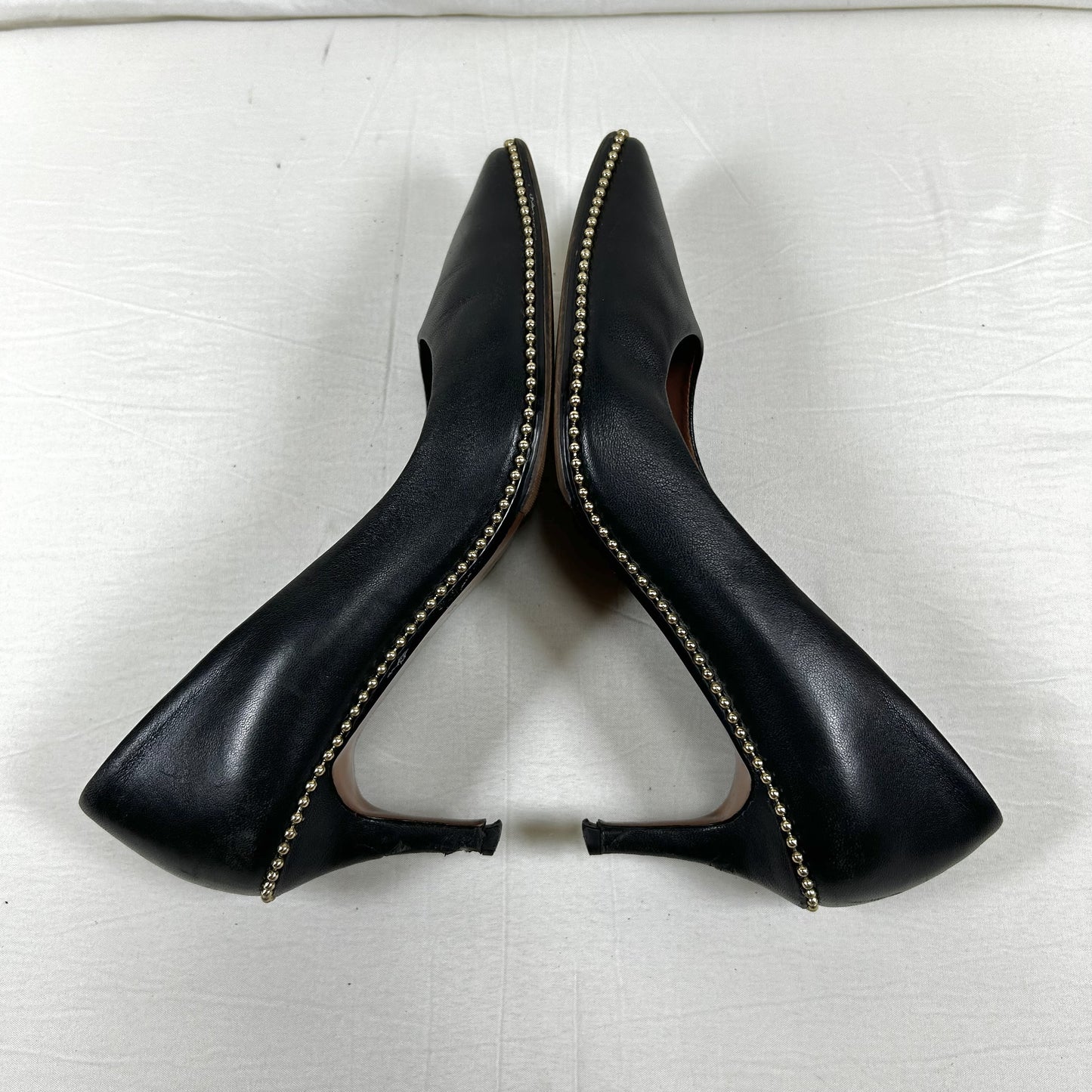 COACH COACH pointed toe studded pumps 5.5C pumps