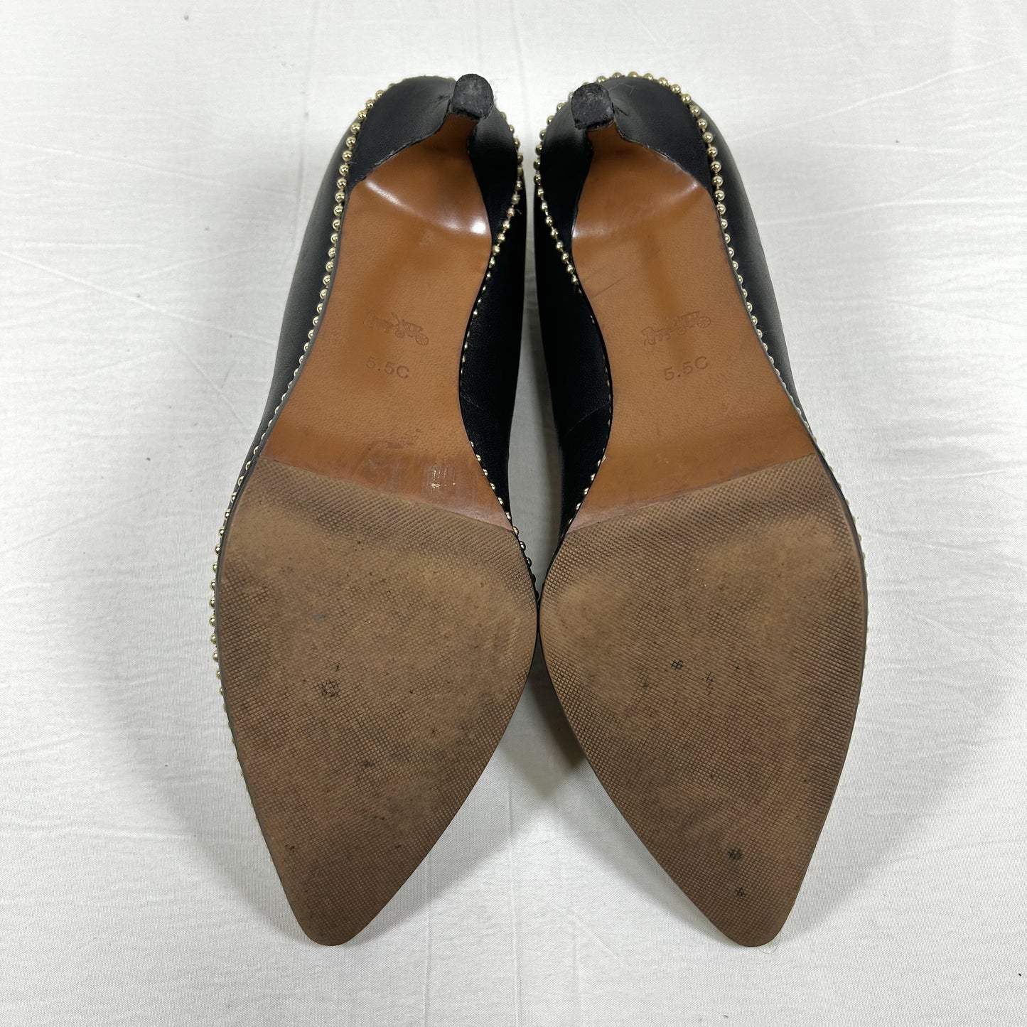 COACH COACH pointed toe studded pumps 5.5C pumps