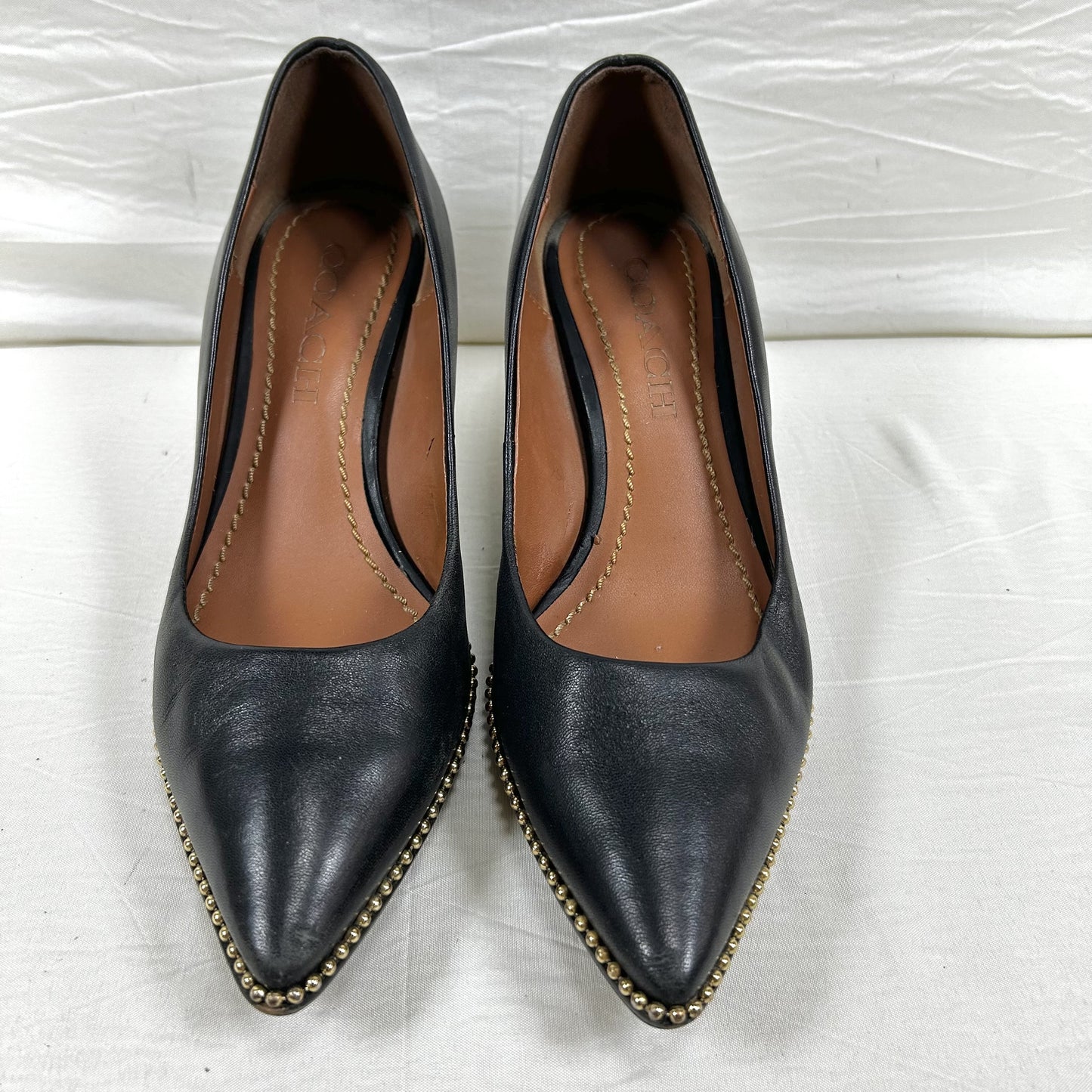 COACH COACH pointed toe studded pumps 5.5C pumps