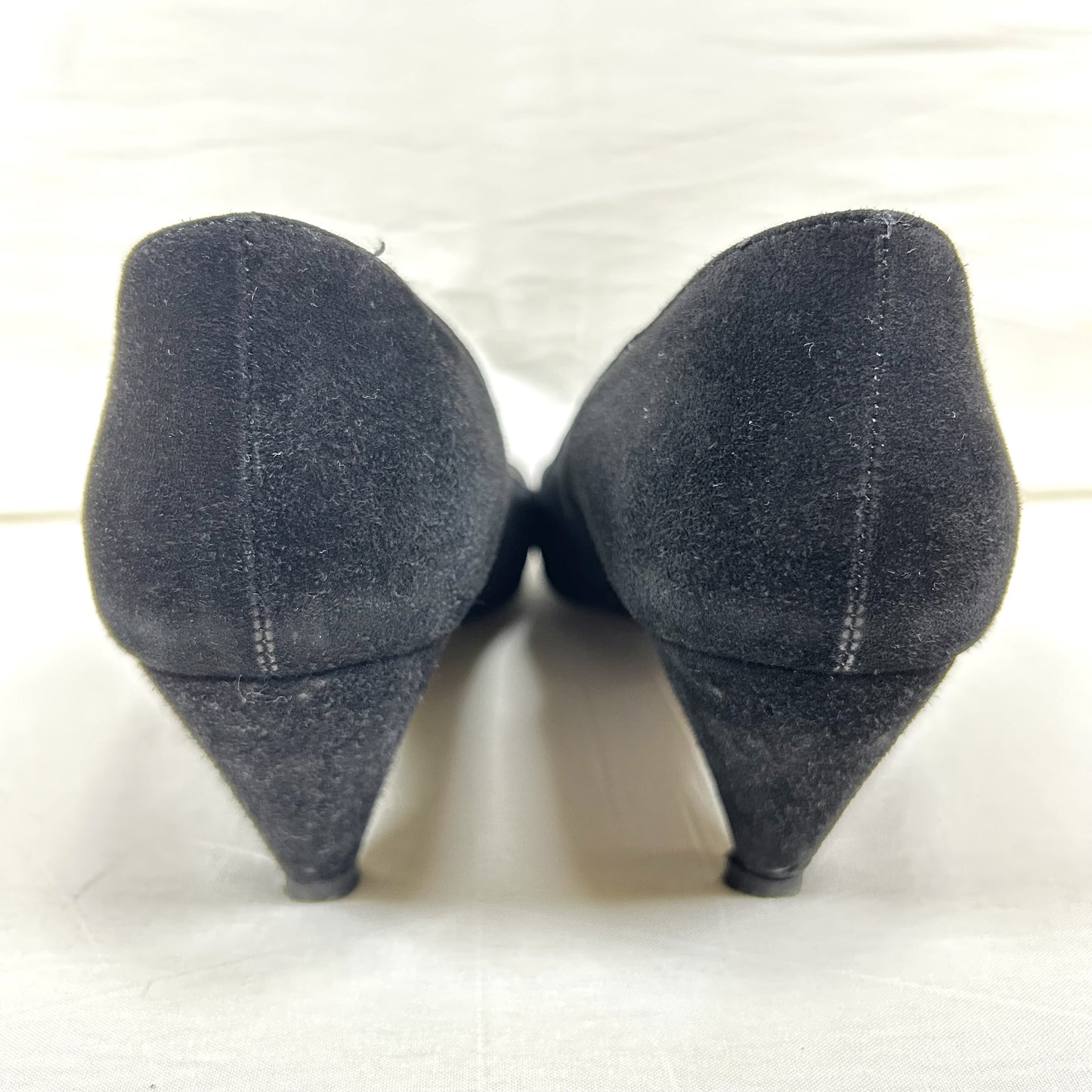 PRADA PRADA Suede Pointed Toe Pumps Size 35 1/2