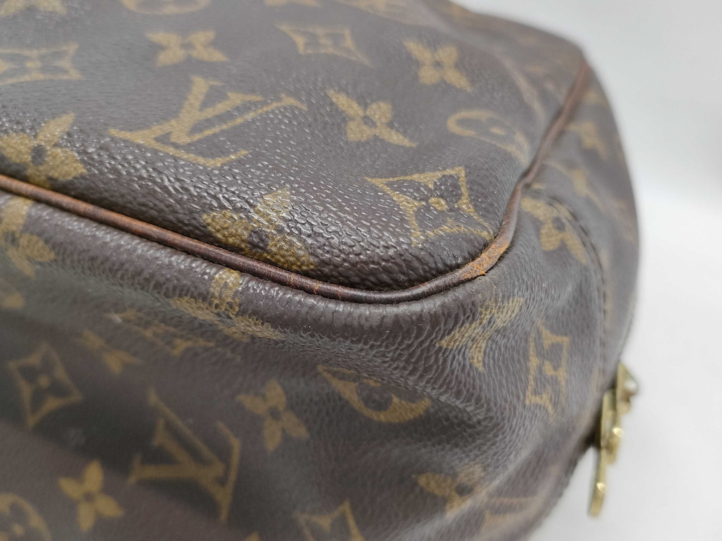 LOUIS VUITTON Damier Graphite Louis Vuitton Monogram Deauville Bag VI0924 Handbag