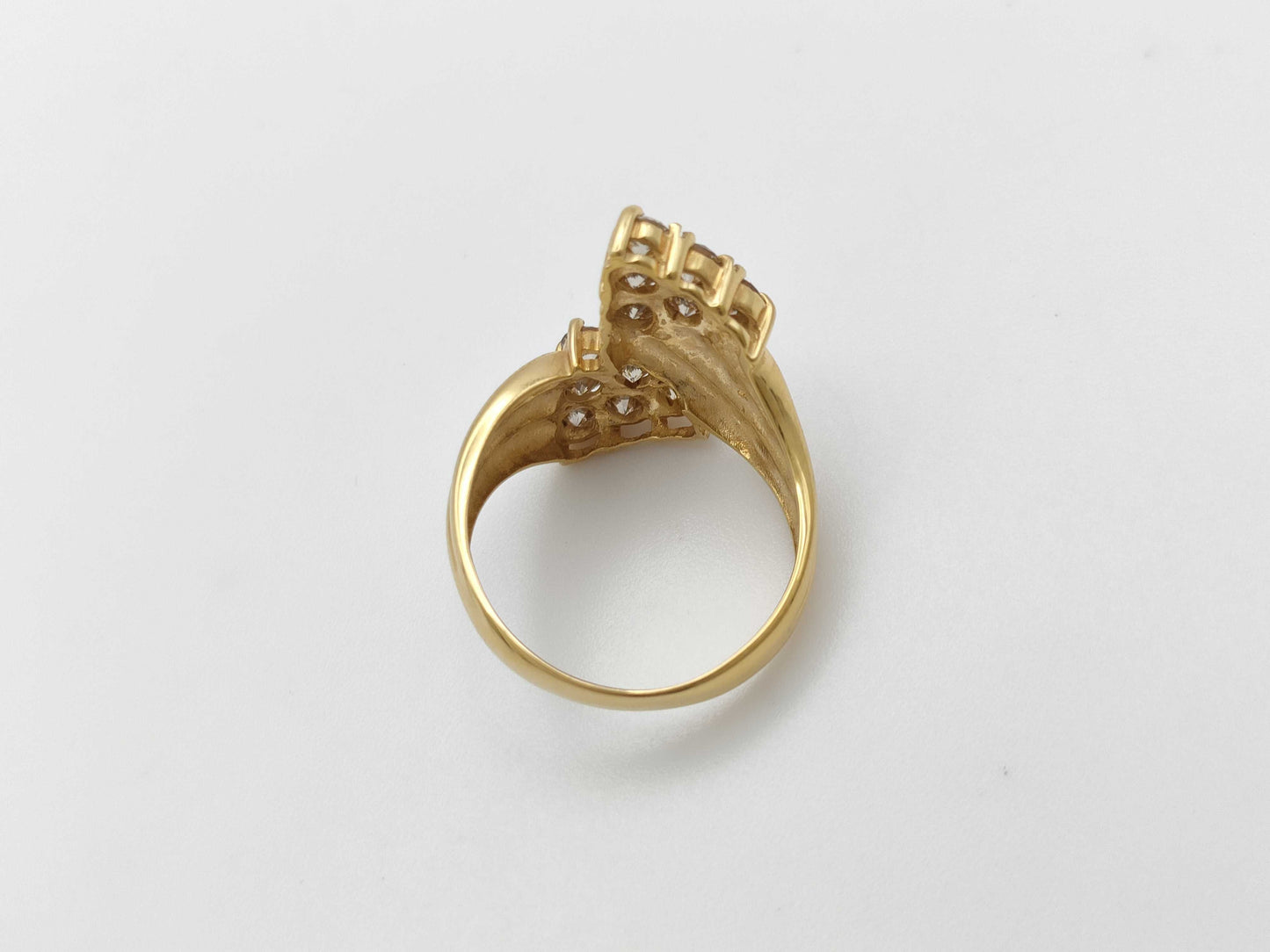 D1.03ct K18 3.9g Ring