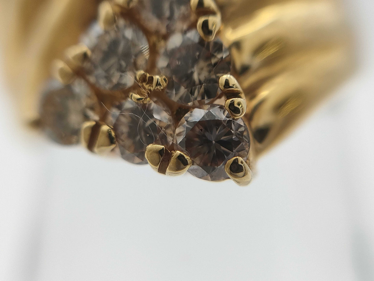 D1.03ct K18 3.9g Ring