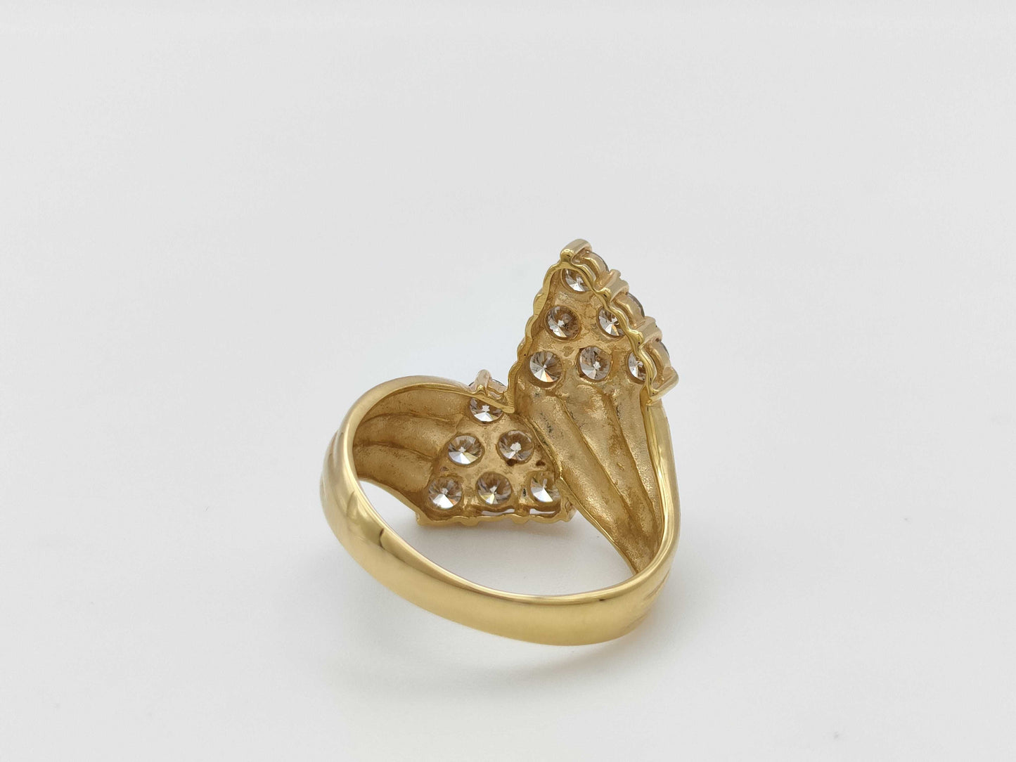 D1.03ct K18 3.9g Ring