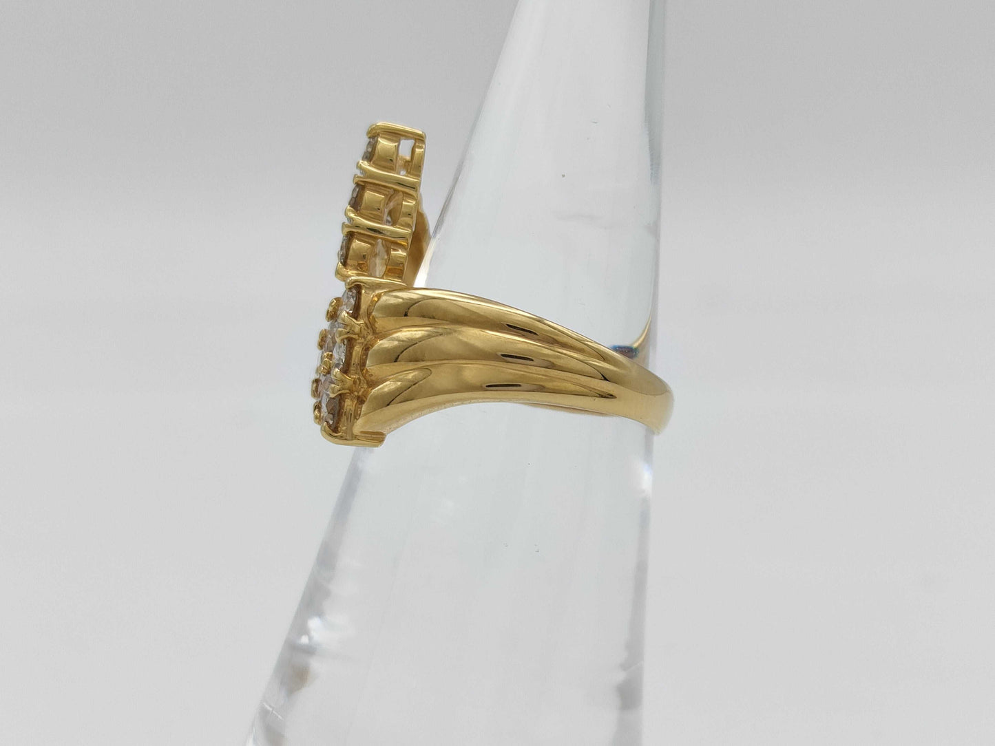D1.03ct K18 3.9g Ring