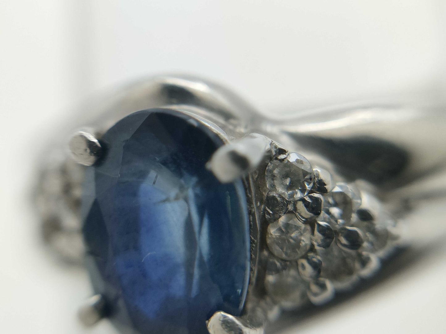 S1.00ct D0.12ct PT900 4.5g Ring
