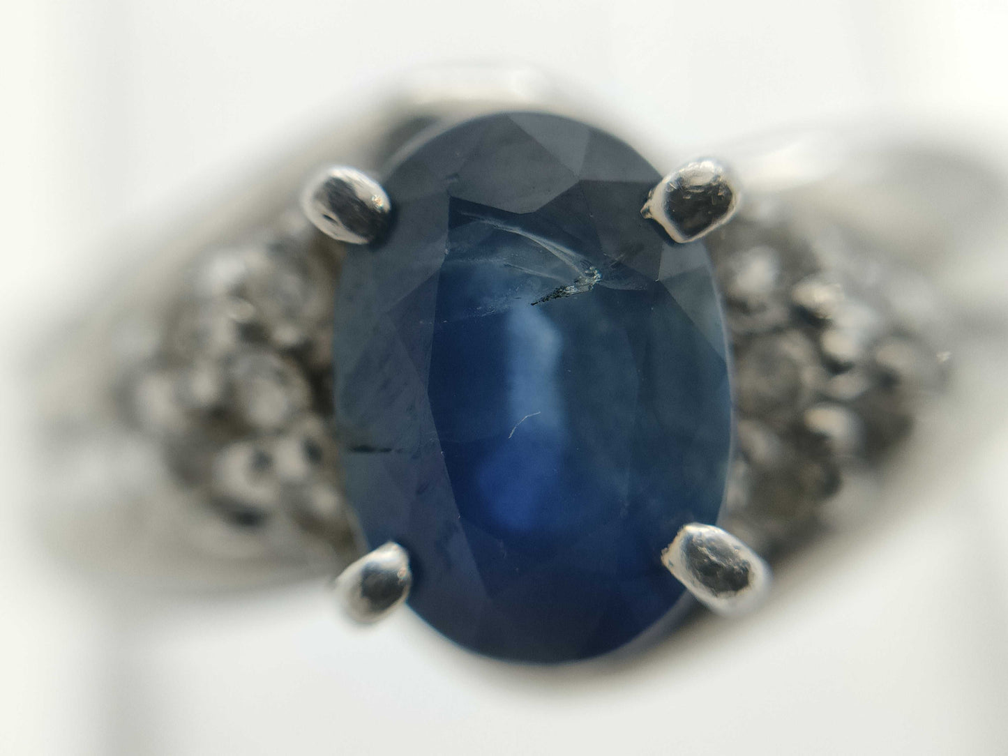 S1.00ct D0.12ct PT900 4.5g Ring