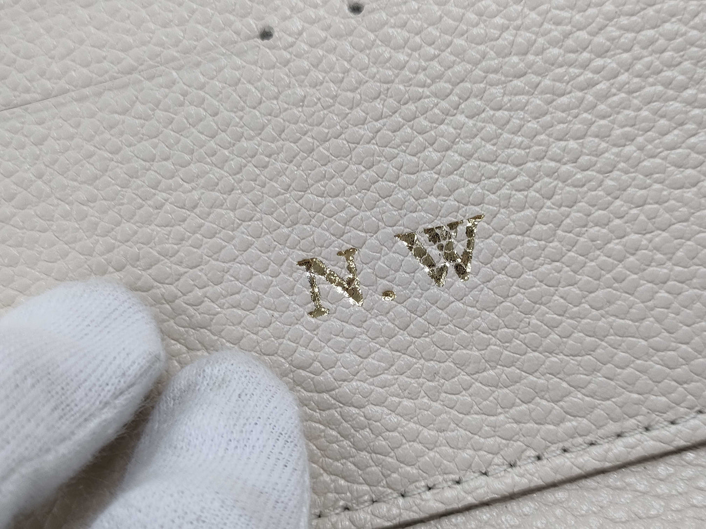 LOUIS VUITTON Empreinte Portefeuille Secret Long Wallet with Initials SP0132