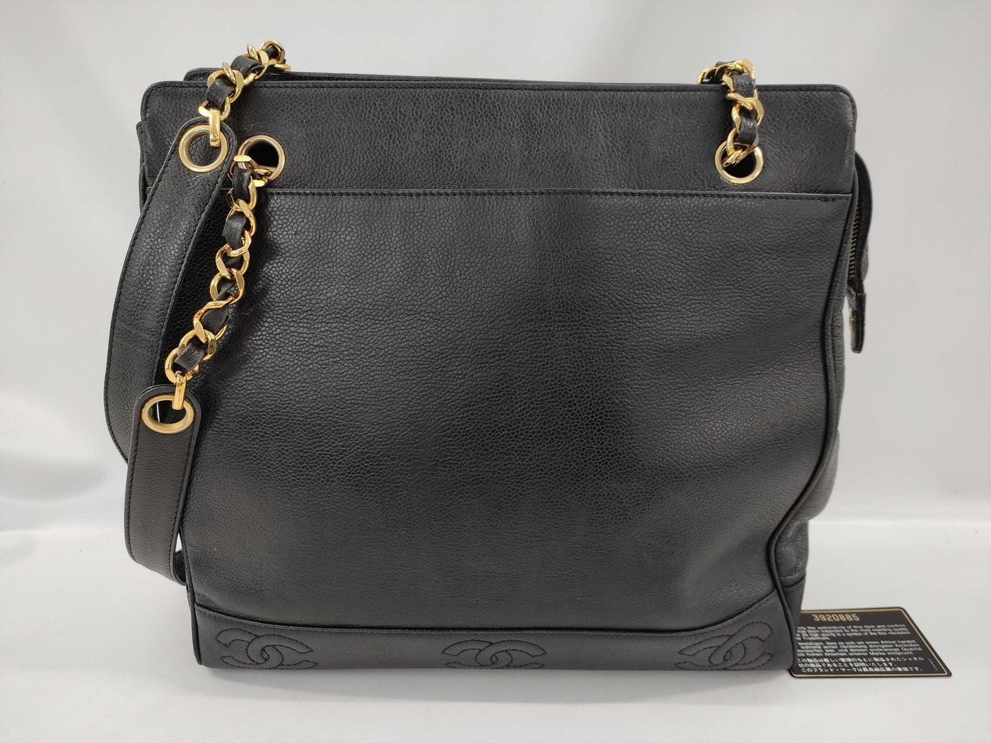 CHANEL Caviar Skin Brand Bag Triple Coco Tote Bag 3920885 Tote Bag