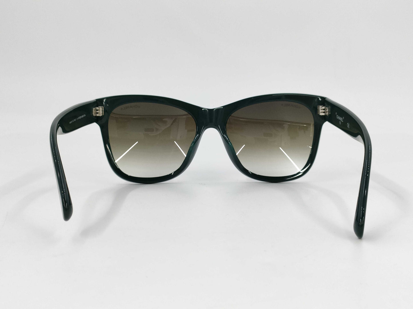 CHANEL CHANEL Coco Mark Sunglasses with Mirror Lenses A71233 Moss Green Matelasse Case Included Sunglasses/Eyeglasses
