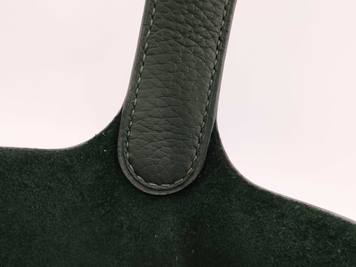 HERMES Picotin Lock PM size handbag in dark green with silver hardware